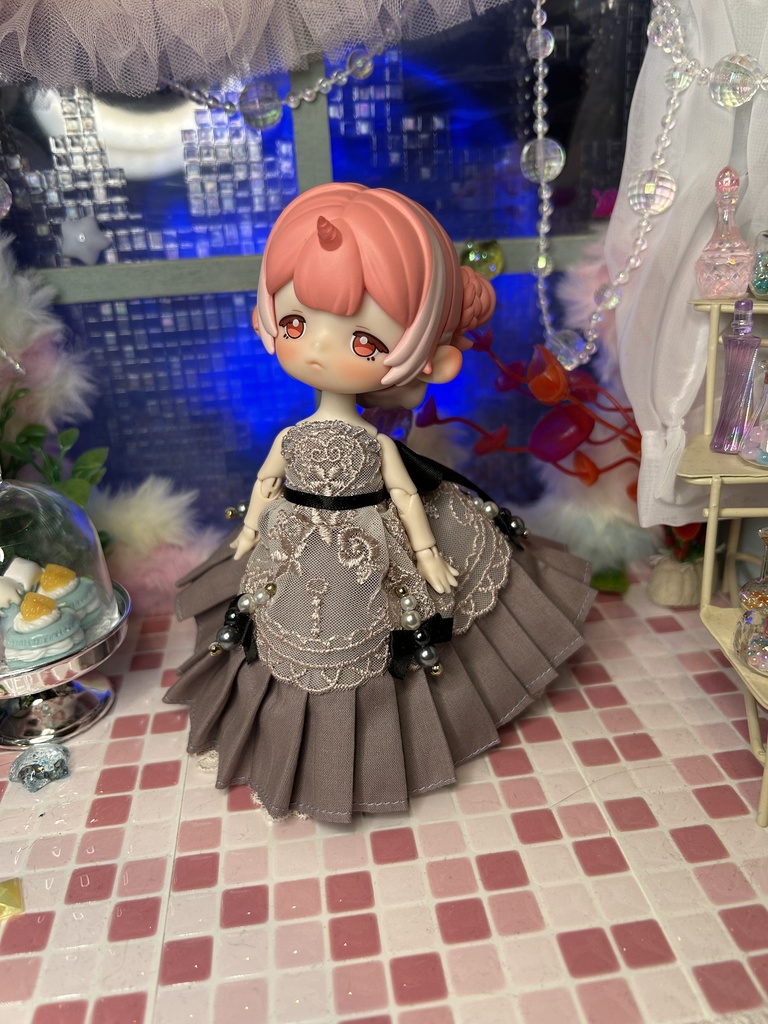 夜会バッスルドレス