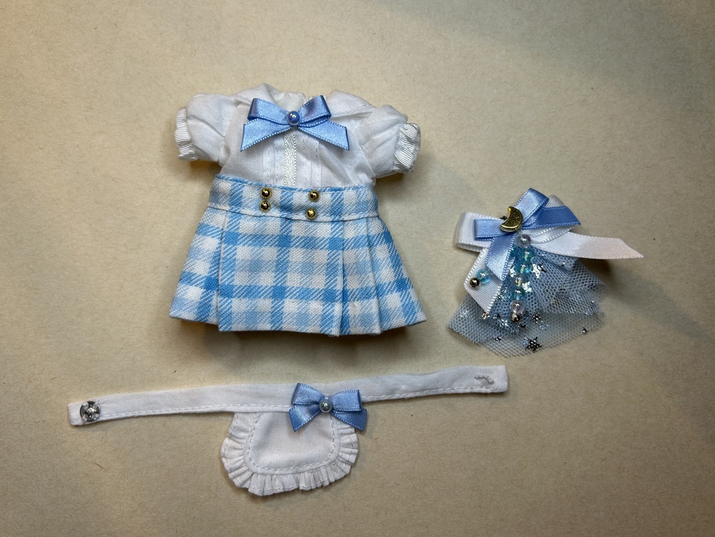 アイドル衣装セット　水色
