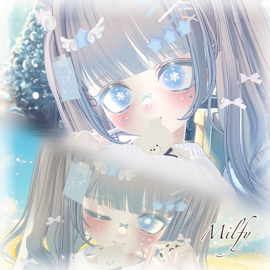 ❄️【17avatar対応】SnowFlake_Eye❄️