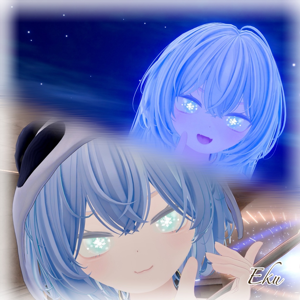 ❄️【17avatar対応】SnowFlake_Eye❄️