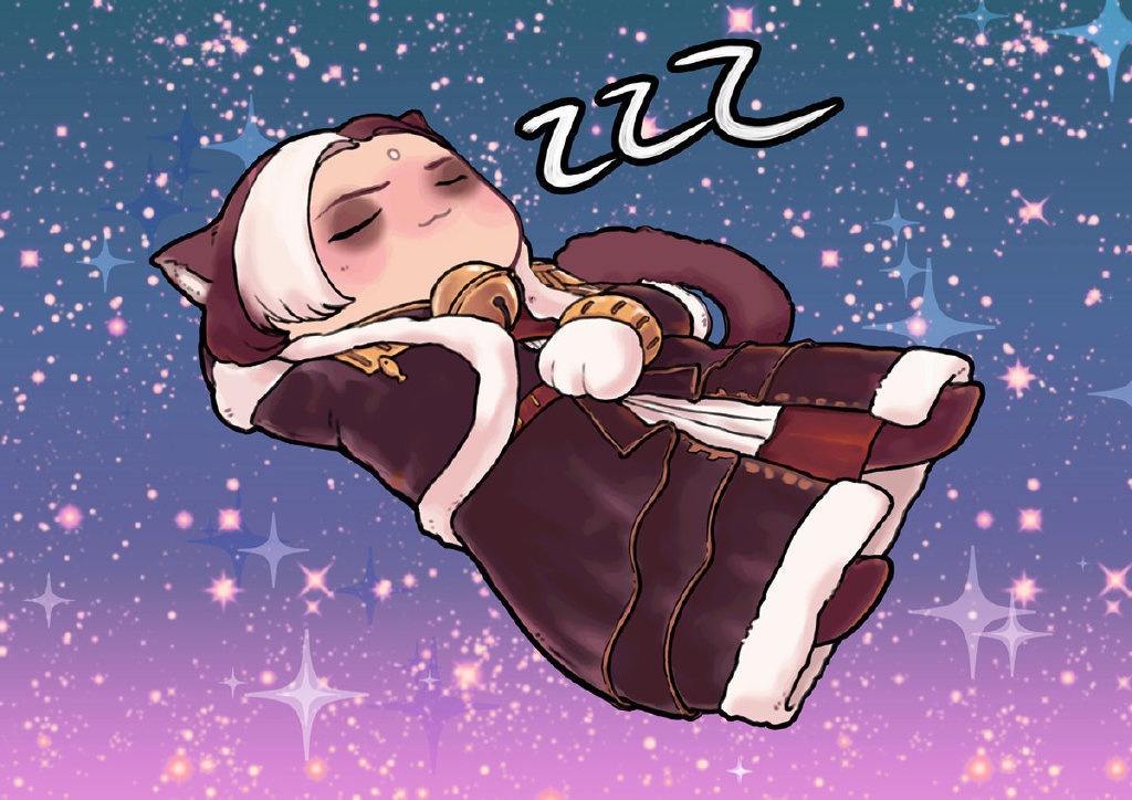 缶バッジ エメトセルク ZZZz