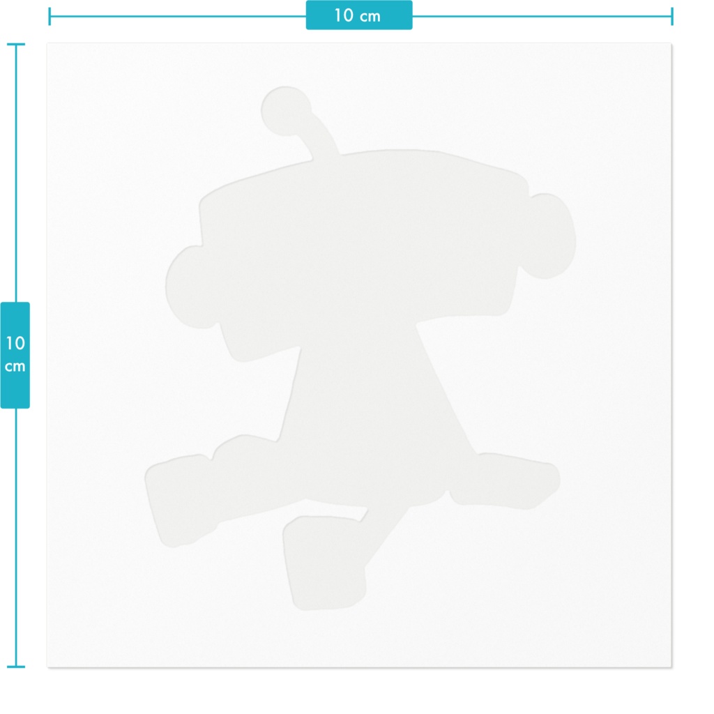 ろぼっとのステッカー