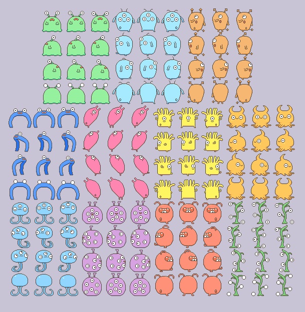 へんてこモンスター素材セットmini