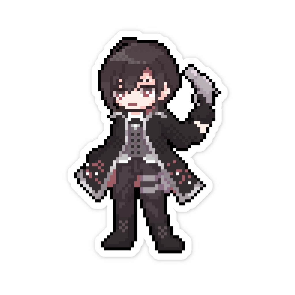 ステッカー(ドット絵)