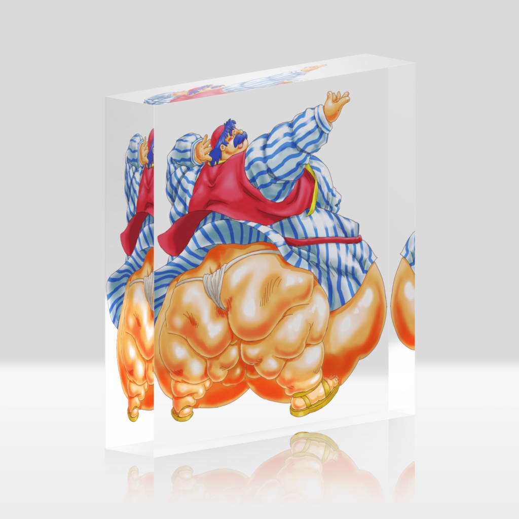 どっしりトルネコさんアクリルブロック