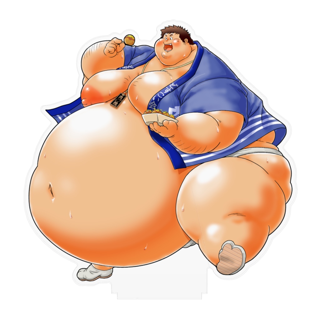 お祭り衣装たこ焼デブ