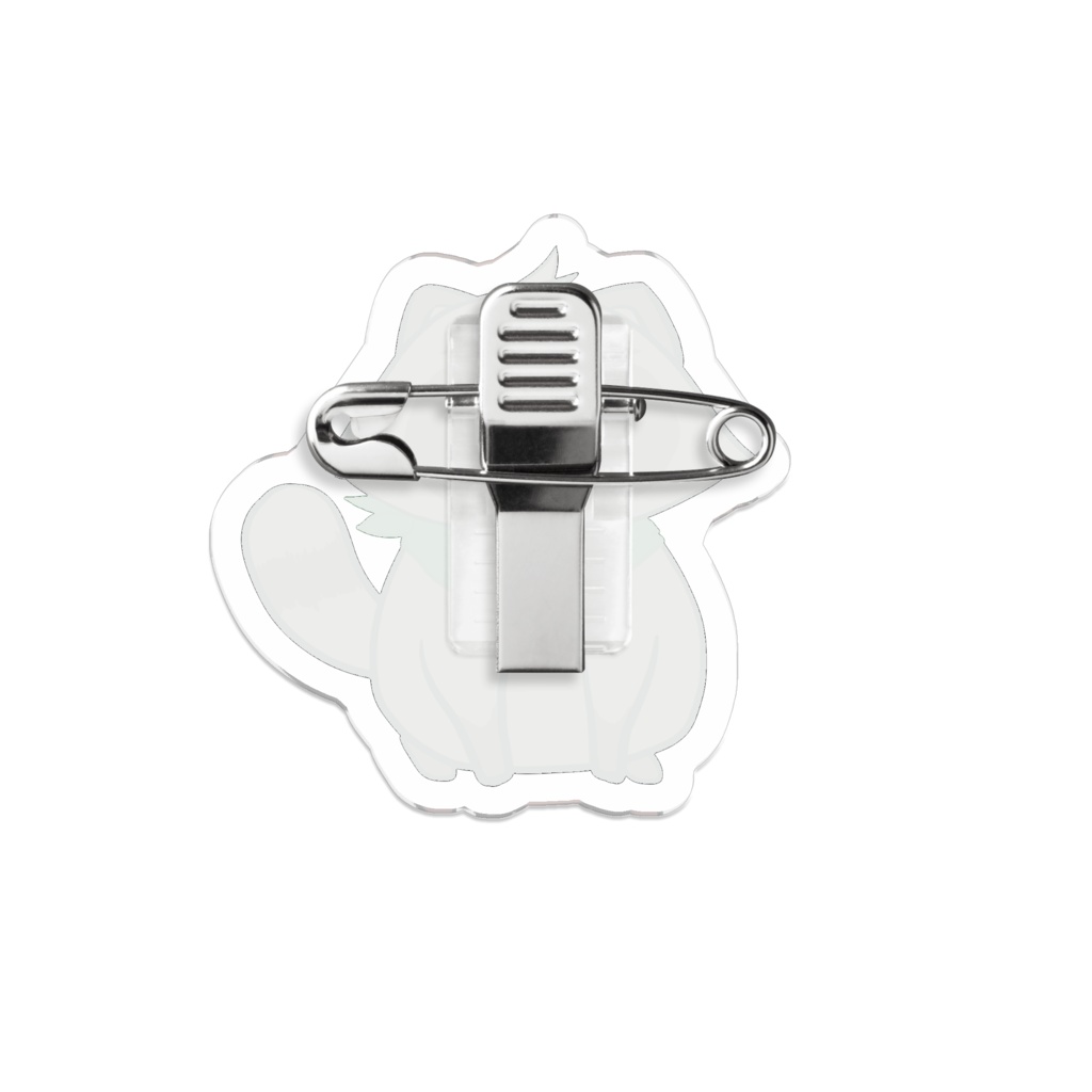 綿貫たぬきのアクリルバッチ