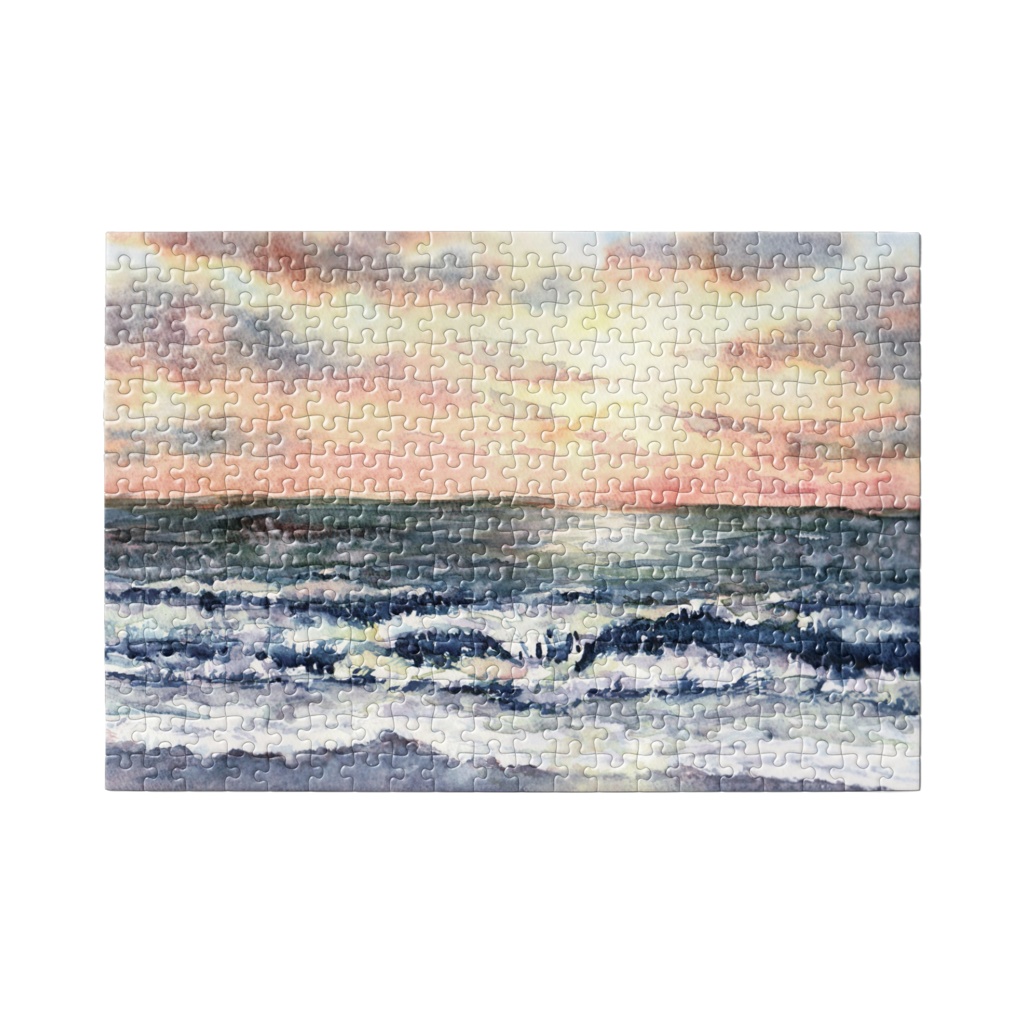 ジグソーパズル300p sunset beach 20200205