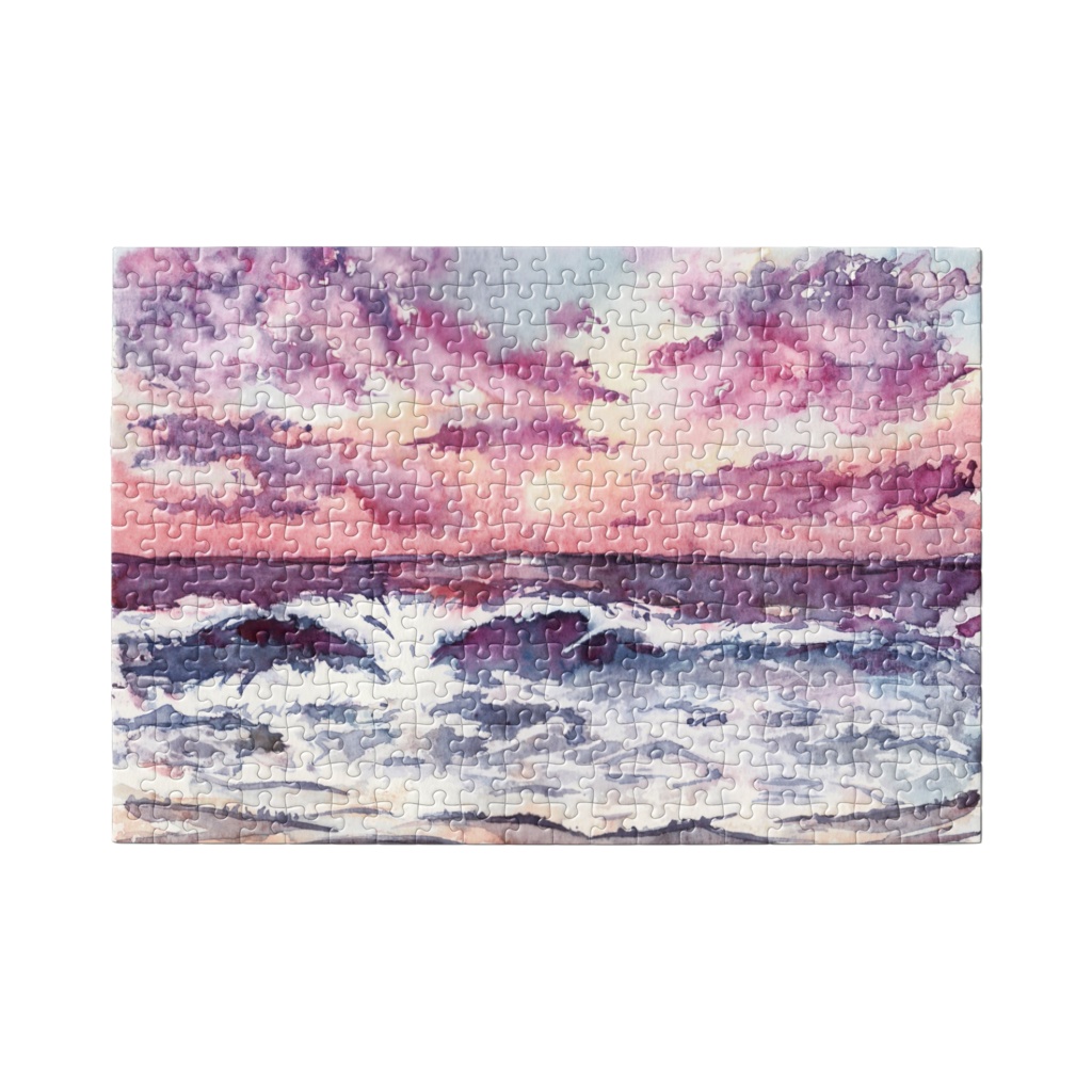 ジグソーパズル sunset beach 20200531