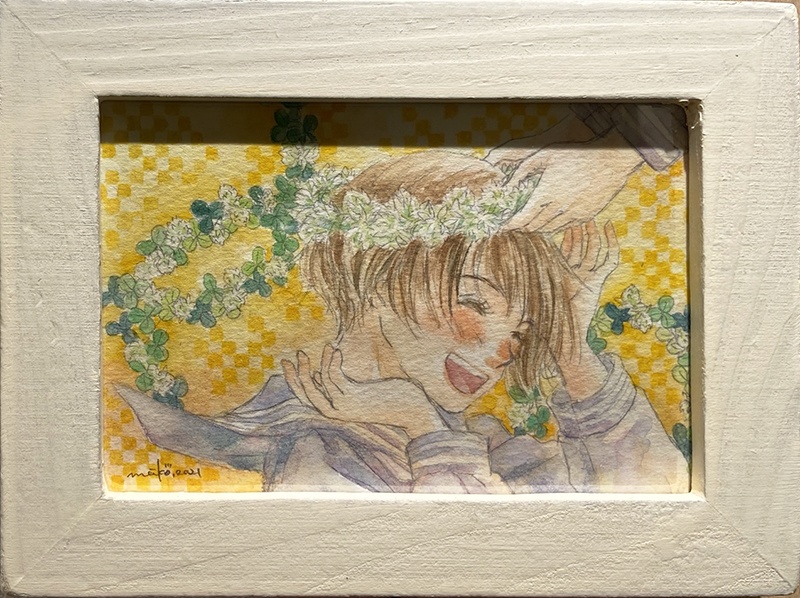 原画「Flowers：Spring　白詰草」