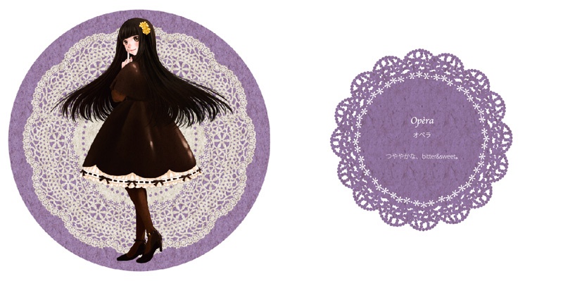 イラスト集「CAKES on dishes」