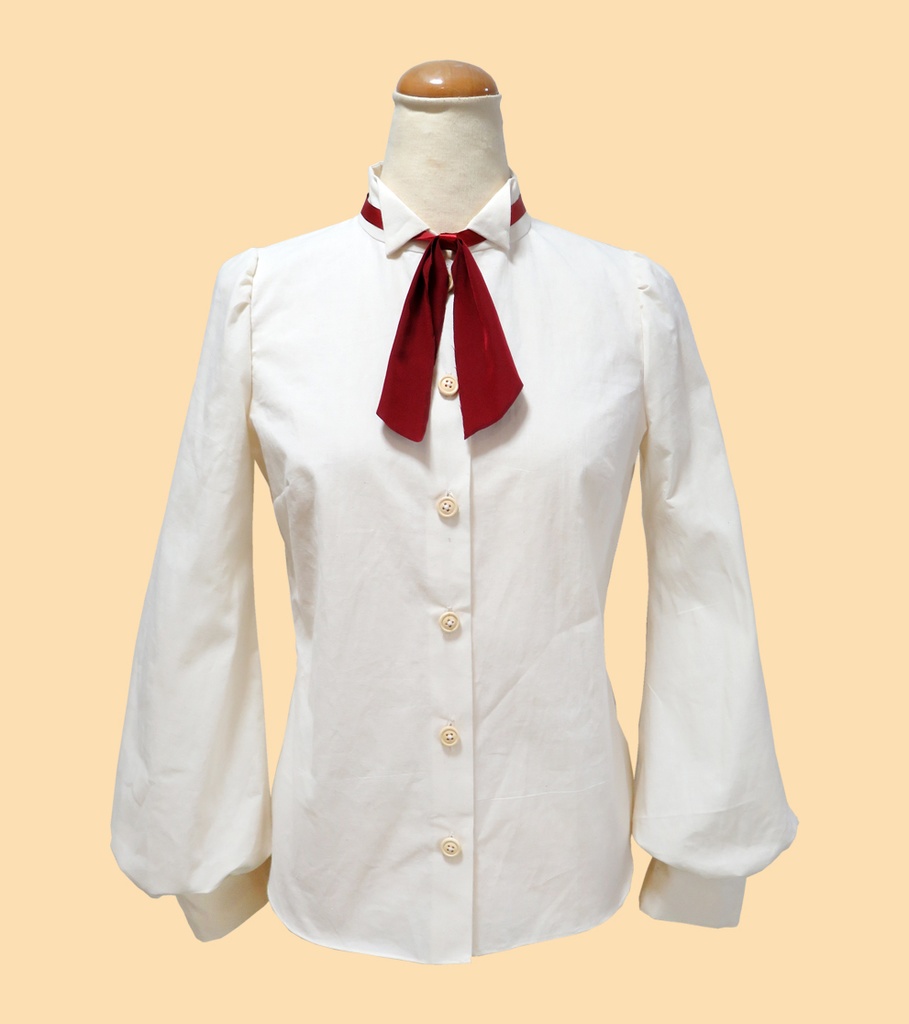 長袖パフスリーブの型紙