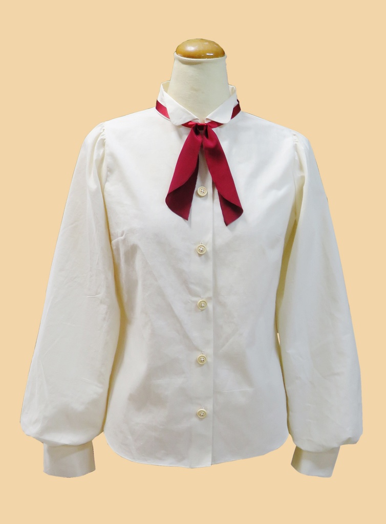 たっぷり長袖パフスリーブの型紙