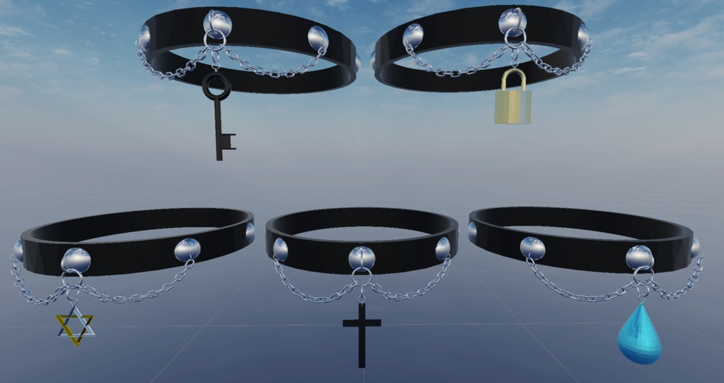 【PB対応】チョーカー5種セット