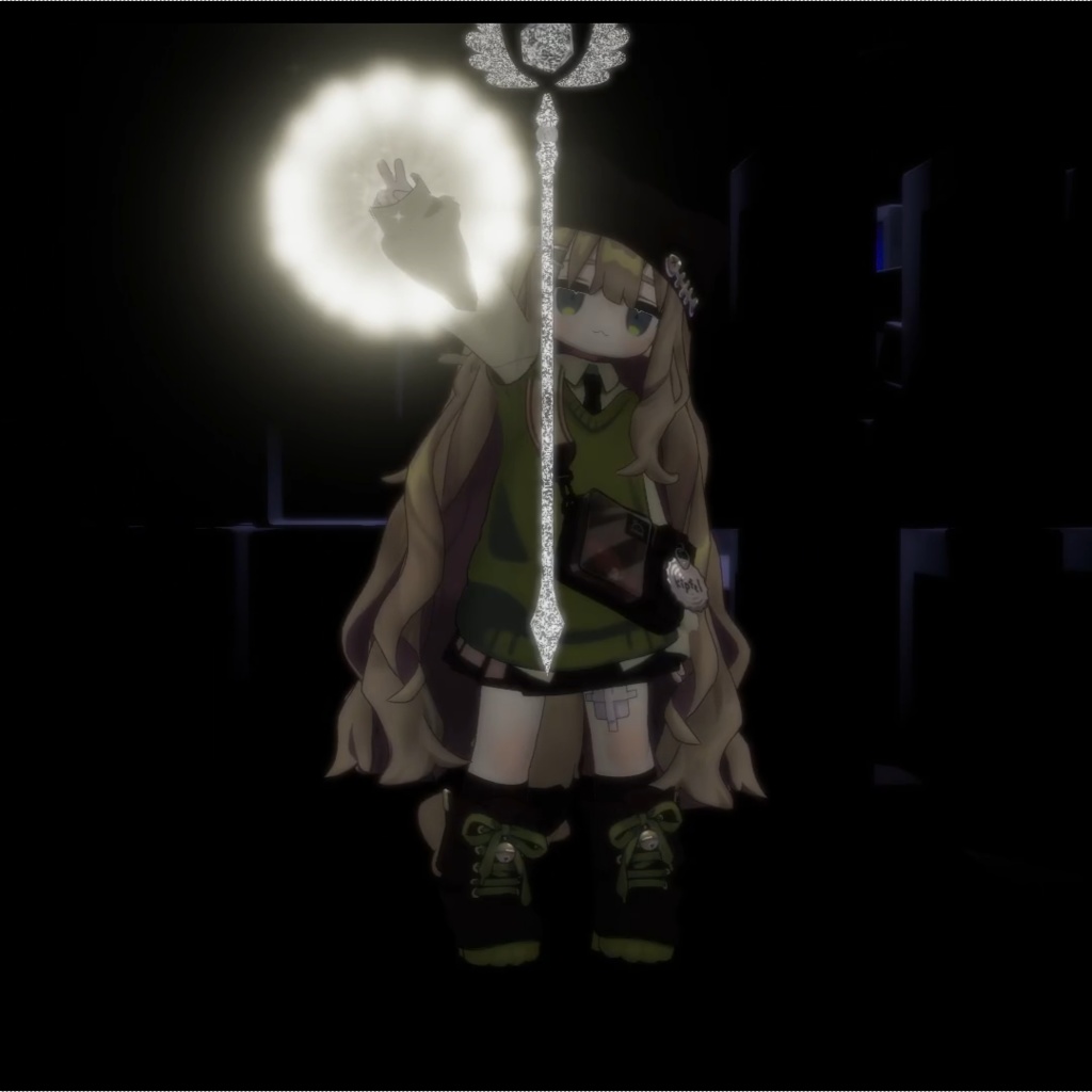 【MA対応・VRChat想定】ホーリースタッフ