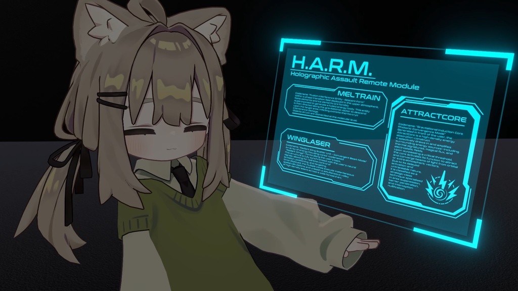 【MA対応・VRChat想定】H.A.R.M.