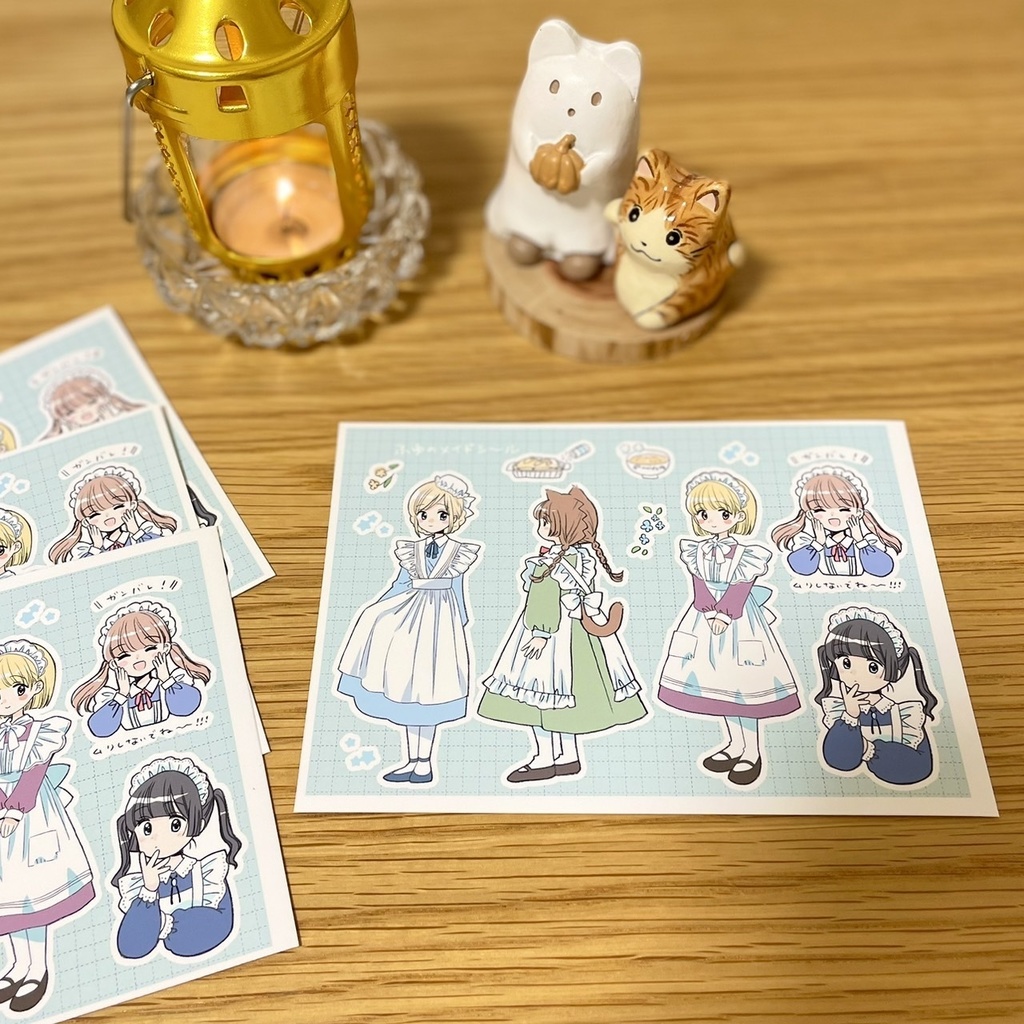 ふゆのメイドのシール