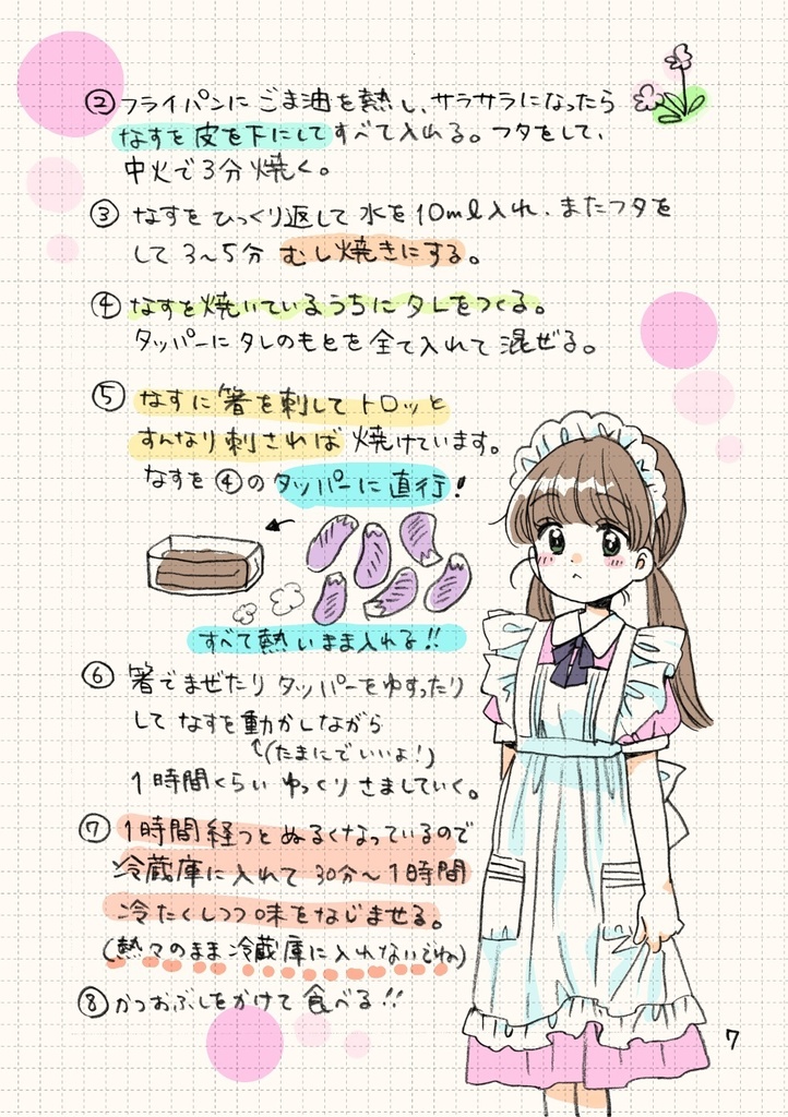 メイドと克服 夏野菜