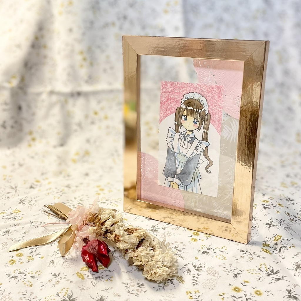 【原画】ついんてメイドさん🌸ピンク