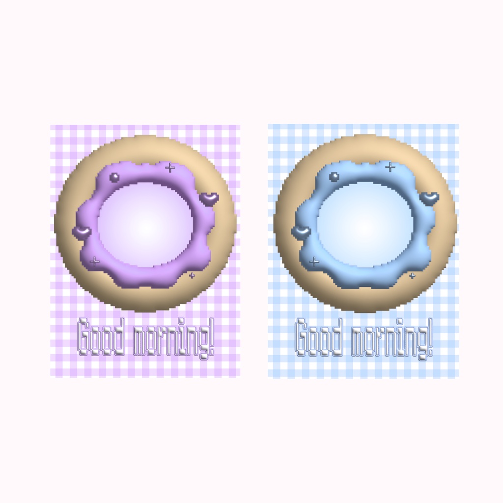 ぷっくりドーナツのおはようVTuber素材