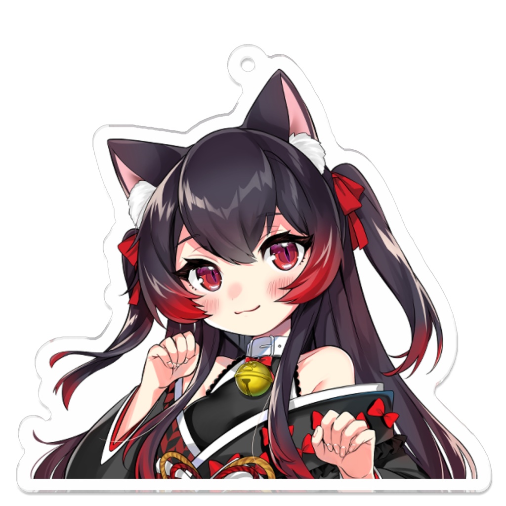 黒猫黒奈(標準)アクリルキーホルダー