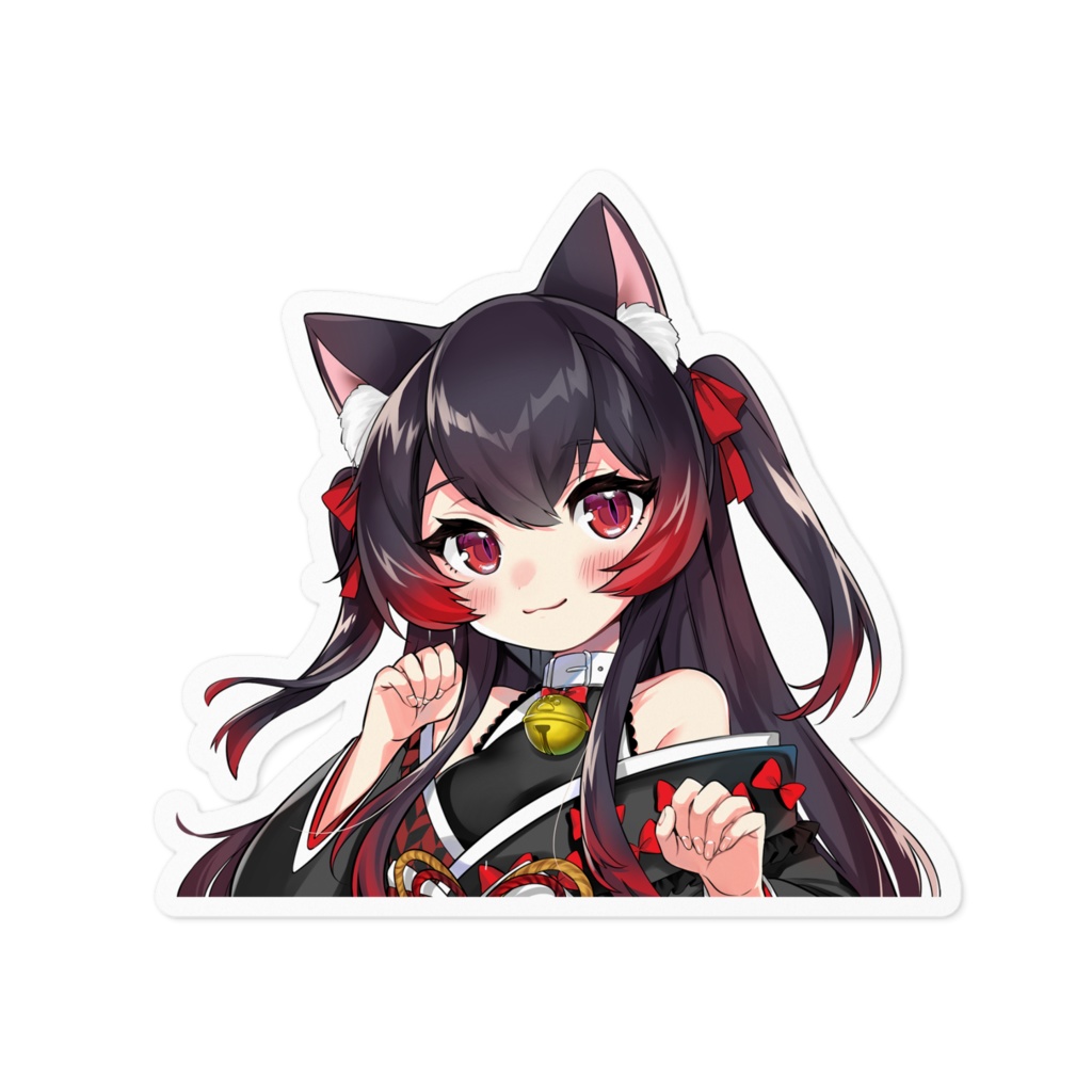 黒猫黒奈（基本）ステッカー