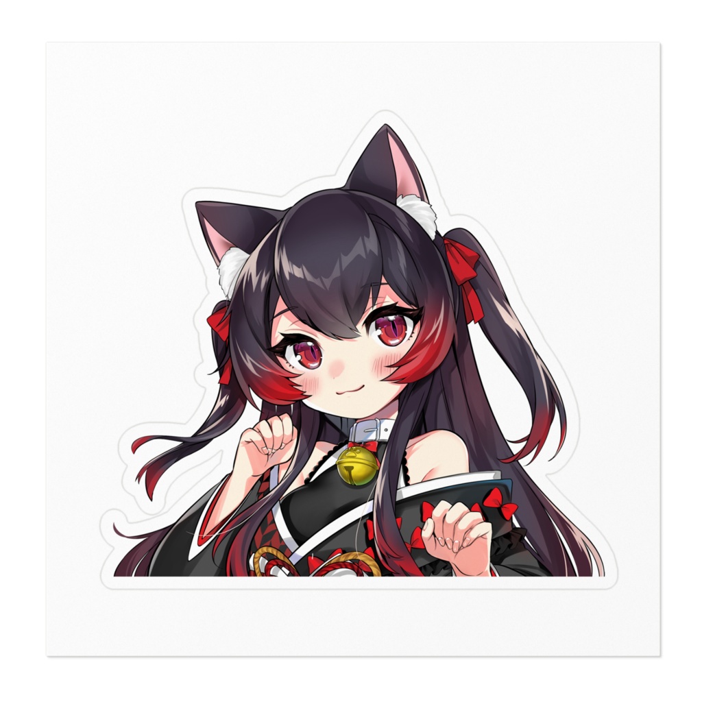 黒猫黒奈(基本)ステッカー