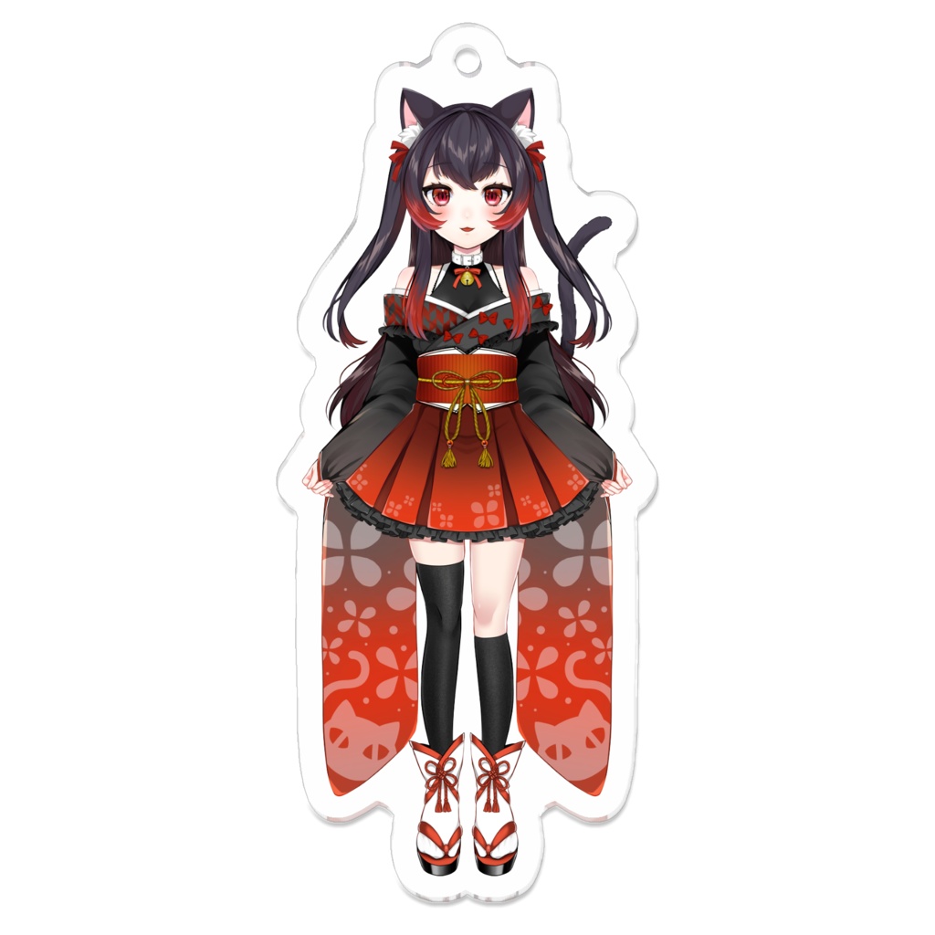 黒猫黒奈(基本)アクリルキーホルダー