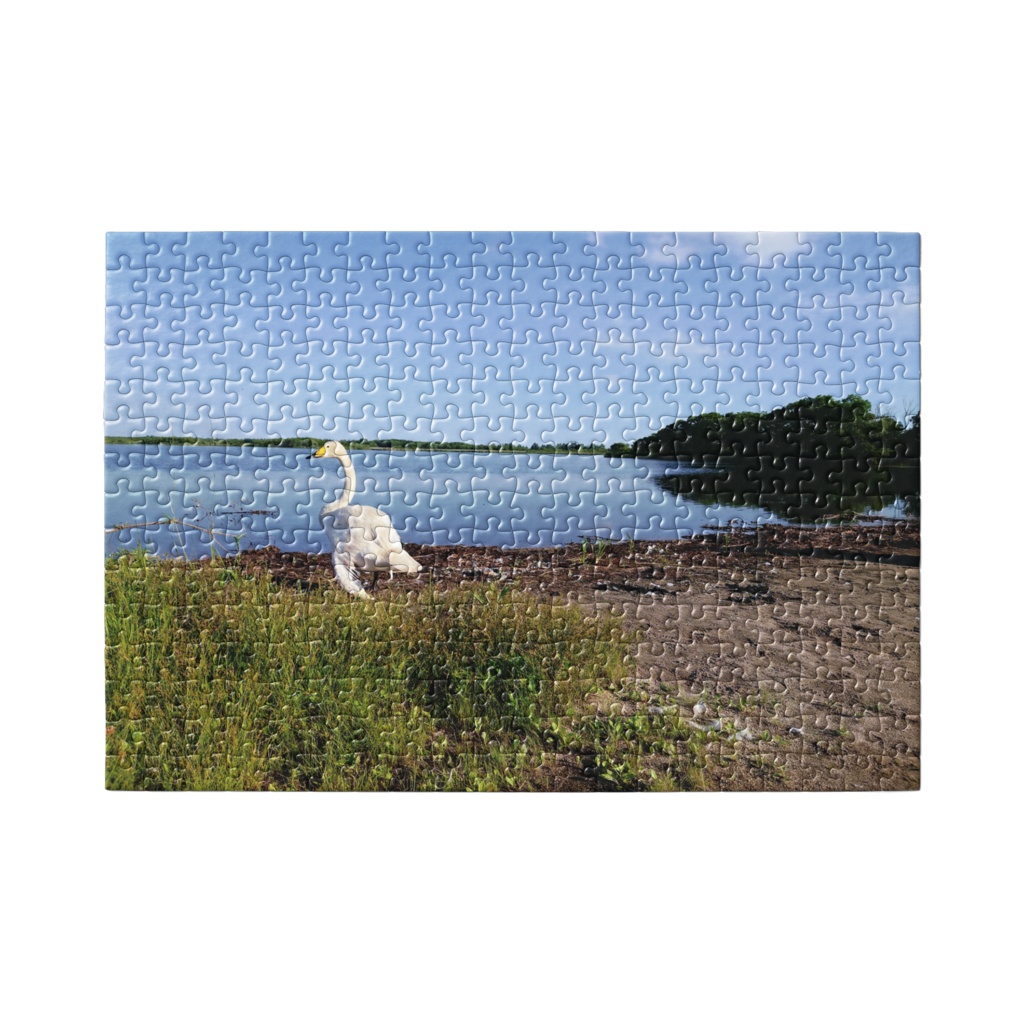 パズル ウトナイ湖と白鳥