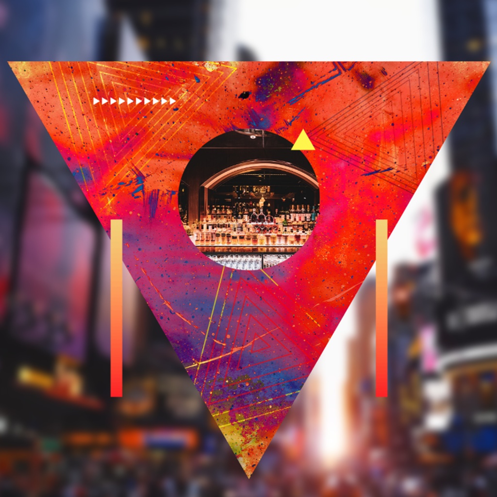 【無料あり】パンクで三角なフレーム素材