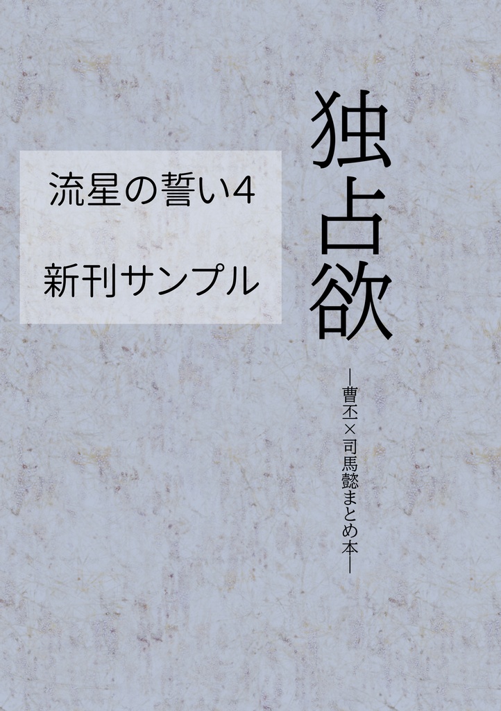 独占欲-曹丕×司馬懿まとめ本-