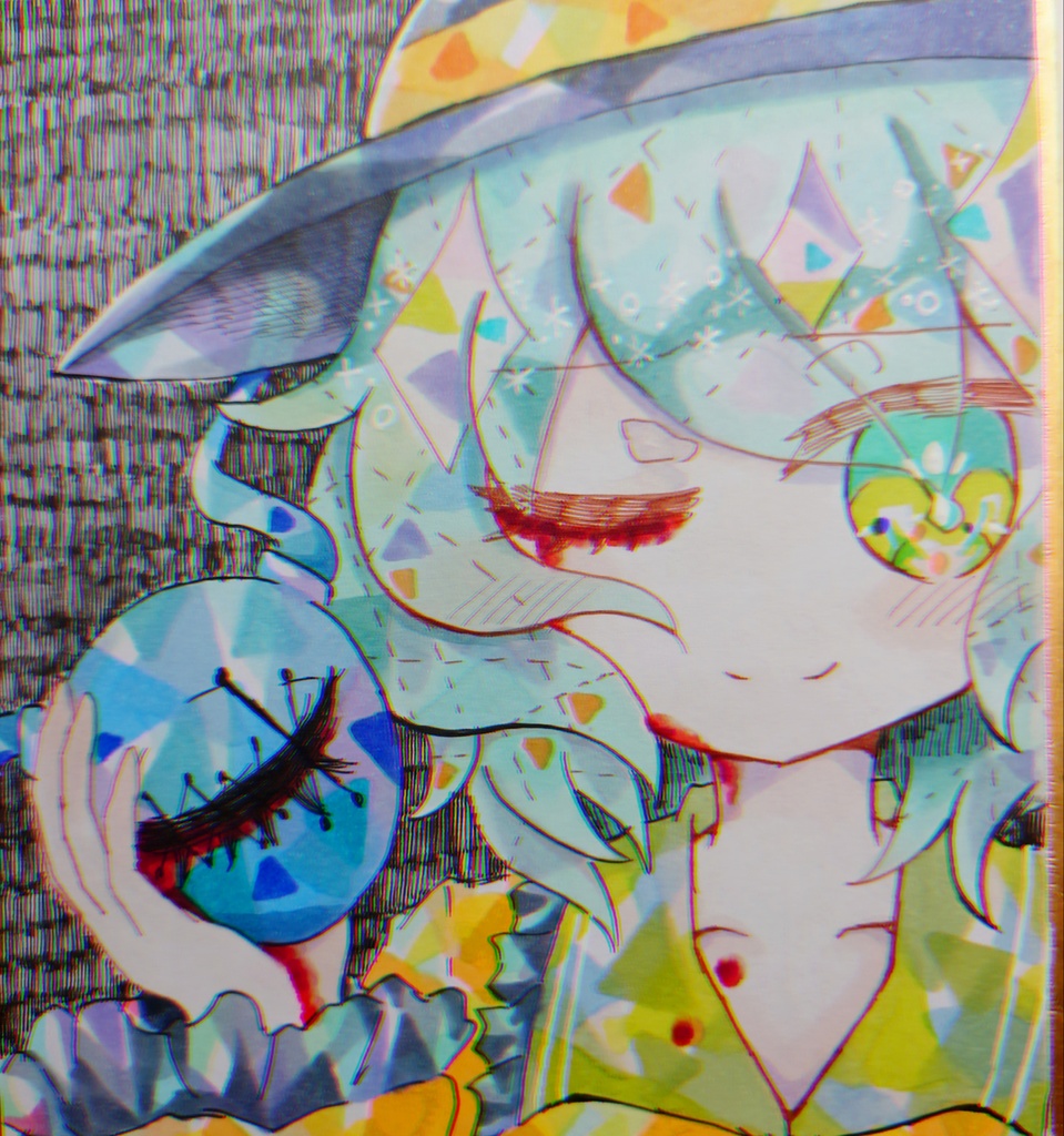 古明地こいし 色紙（小）