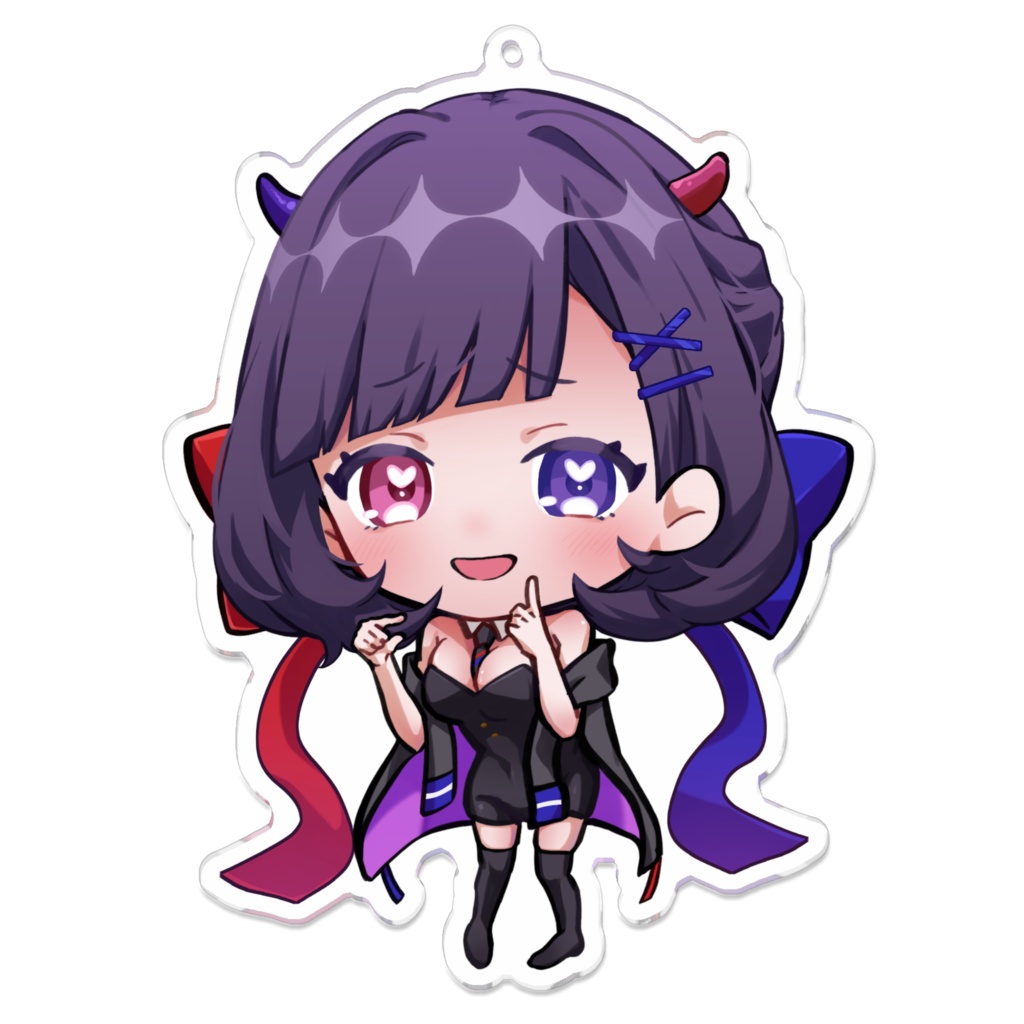 マキマキッズ　アクリルキーホルダー　100×100