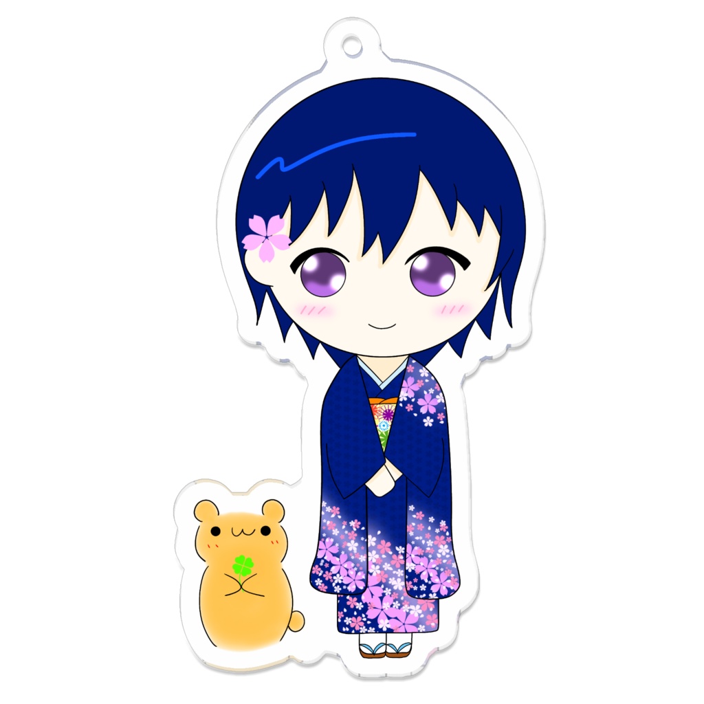 アイコン(振袖&ハムスター)