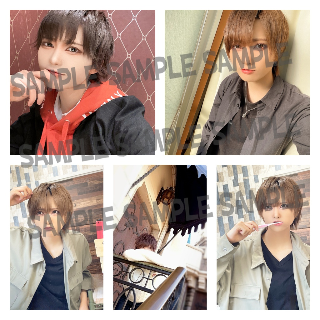 【10枚セット売りチェキ】藤岡 和稀 茶髪Ver. 【サインあり】