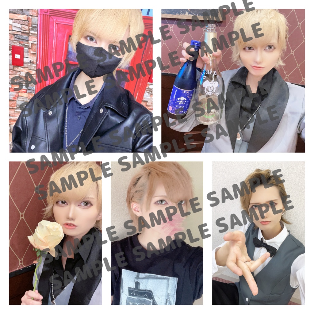 【10枚セット売りチェキ】 藤岡 和稀 金髪Ver. 【サイン入り】