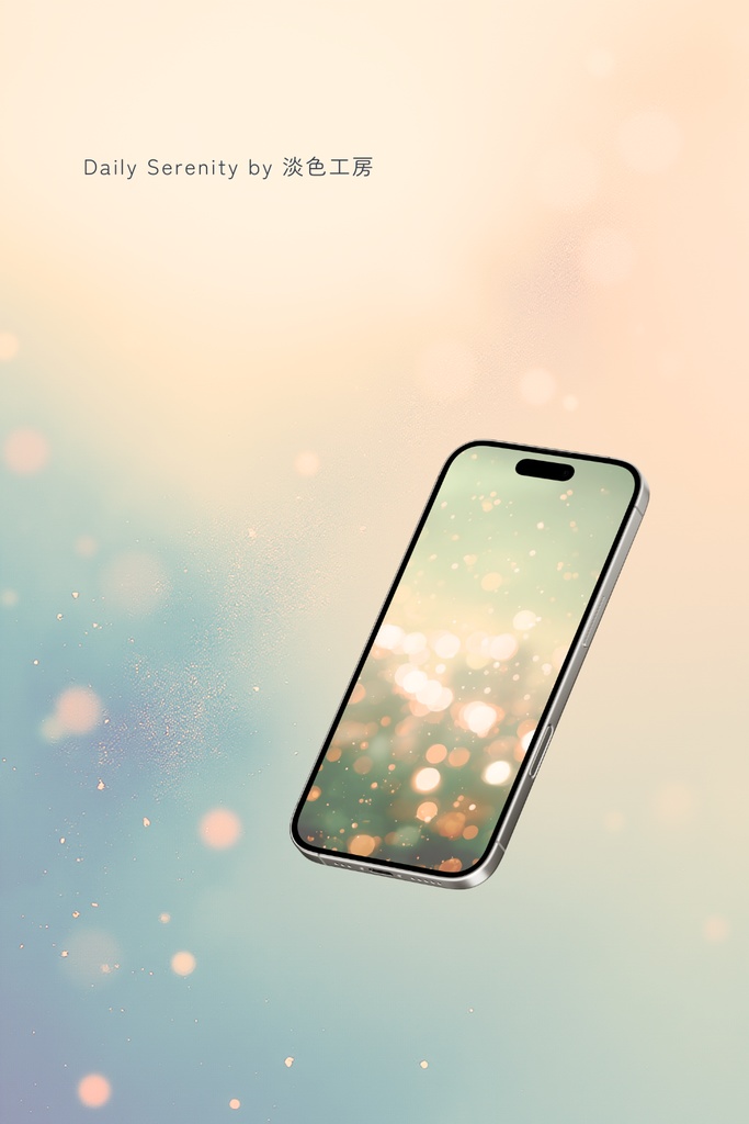 【スマホ壁紙】幻想的な夜の光の粒 5枚セット | City Night Bokeh Collection