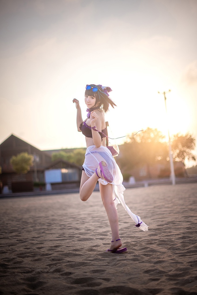 #8 【4K】YIMI アズールレーン チェシャー 水着