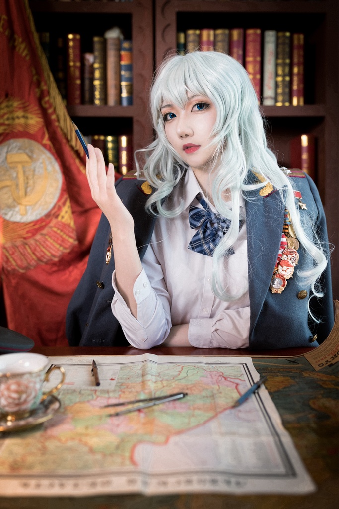 #51【4K】【711(luna)x 阿嗡(Aevo)】 ソ連軍服