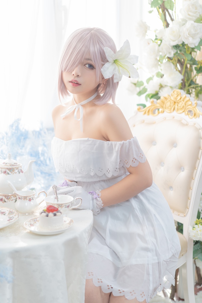 #52【4K】黑貓貓 nekonya Fate Go マシュ・キリエライト 午後のお茶