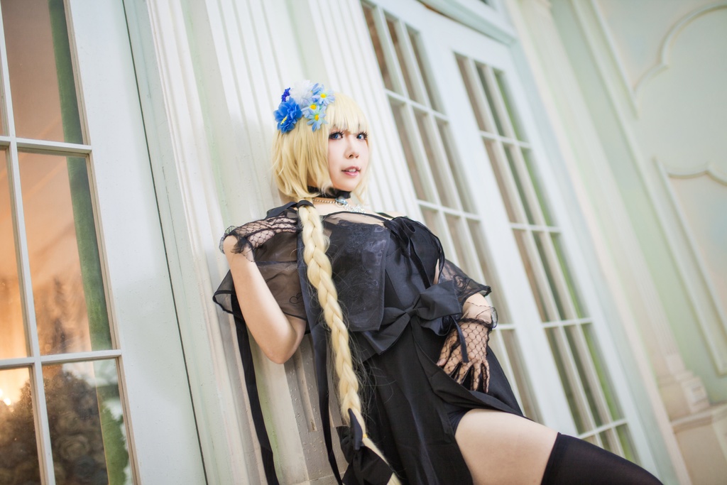 #70【4K】桃桃子 momoko Fate Go マシュ トレーナー & ジャンヌ 礼服(二周年)