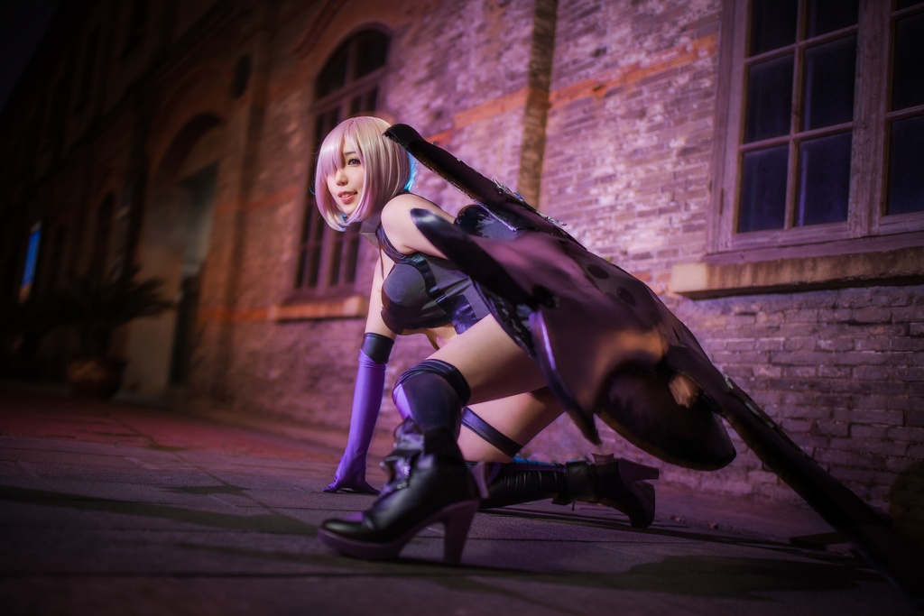 #70【4K】桃桃子 momoko Fate Go マシュ トレーナー & ジャンヌ 礼服(二周年)