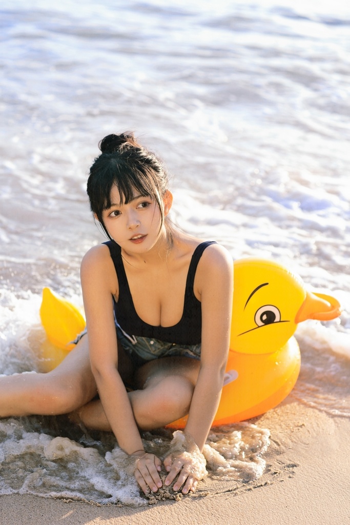 #82【4K】黑貓貓 nekonya 「黄色小鴨と水着」