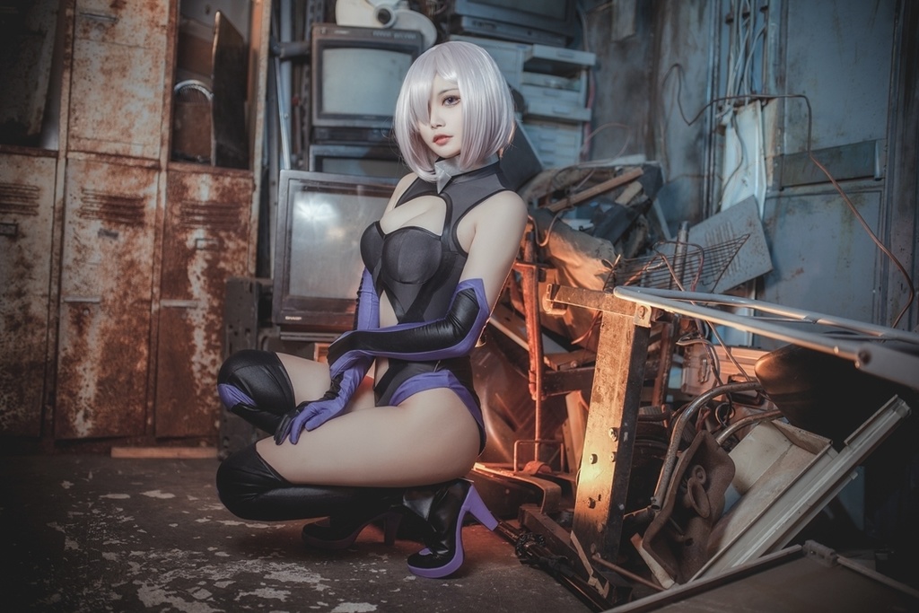 #92【4K】Dakki Fate Go マシュ トレーナー