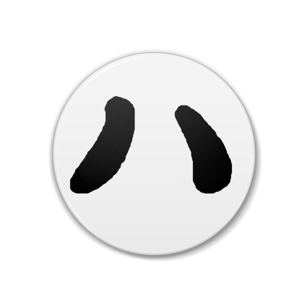 バーチャル悪霊 主張の強い缶バッチ