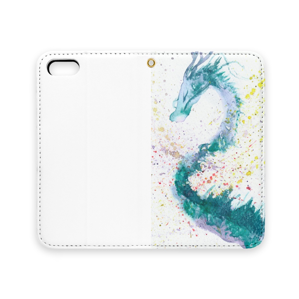 青龍(緑龍) iPhoneケース(ベルトなし)- iPhone 5 / 5s / SE - ストラップ穴 あり