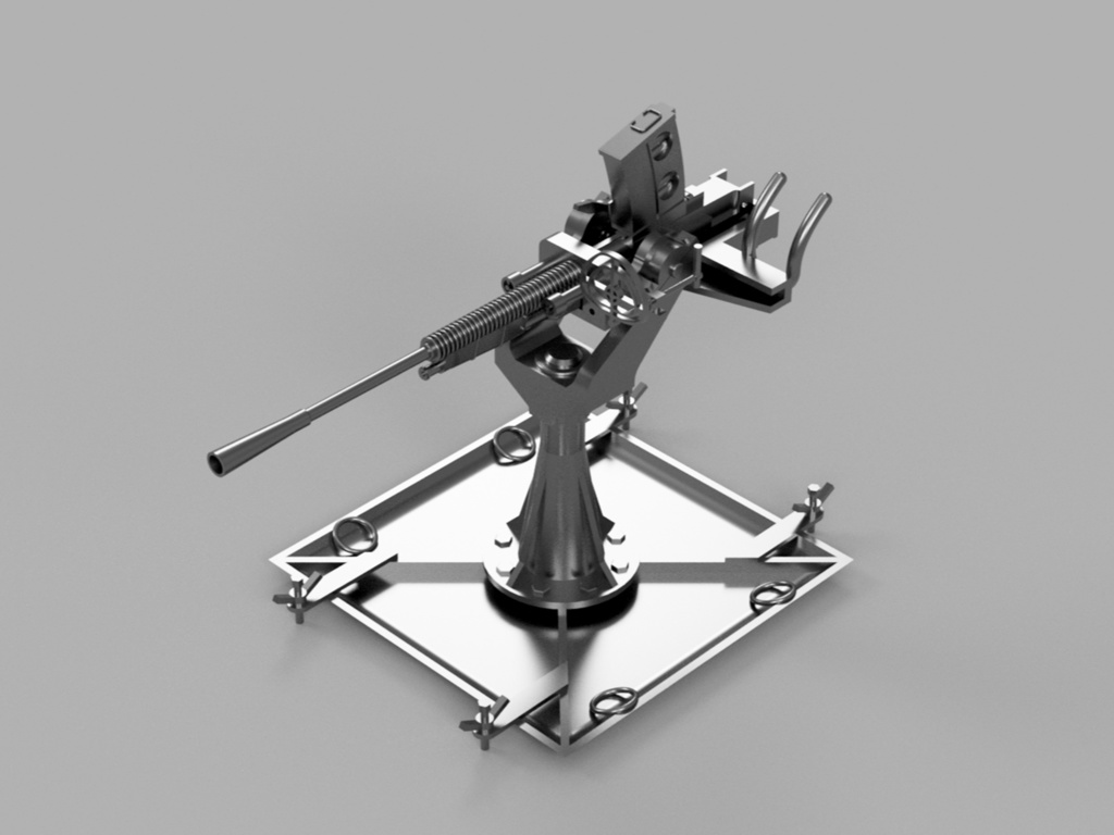 【25年11月更新】【STLデータ】1/72&1/350 日本海軍九六式25mm単装機銃 IJN Type96 25mm Single AA gun