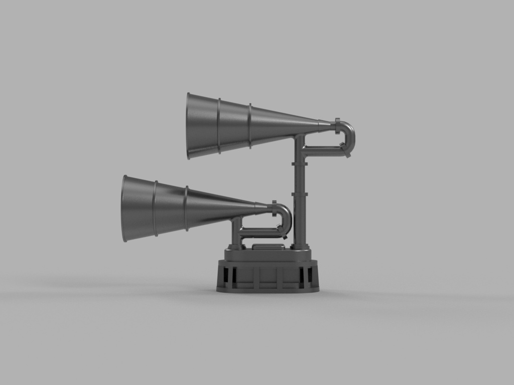 【2025年11月更新】【STLデータ】1/350 日本海軍 22号電探 22go radar