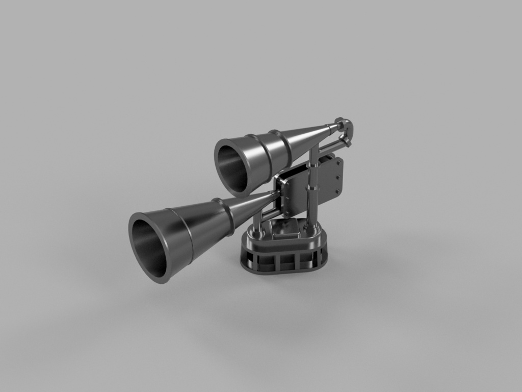 【2025年11月更新】【STLデータ】1/350 日本海軍　22号電探　22go radar