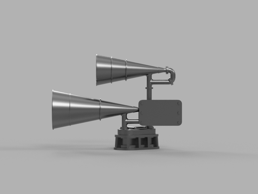 【2025年11月更新】【STLデータ】1/350 日本海軍 22号電探 22go radar